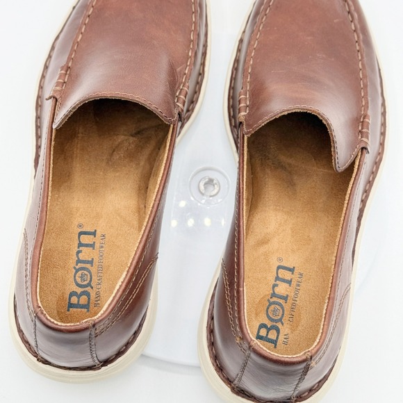 Born Thaton Slip On Loafer Size 8 Mens Brown Leather Business Casual New no box main image 7